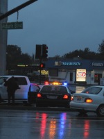 Antelope road accident, road closed. Photo credit: Luke Otterstad
