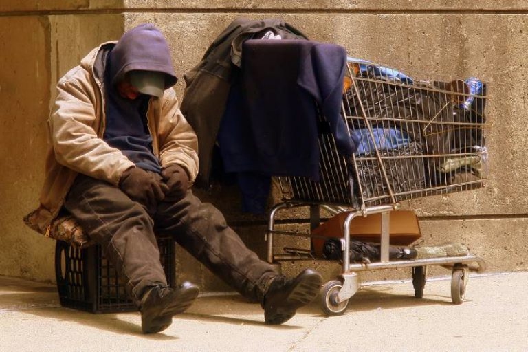 Homeless man