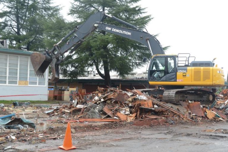 Sylvan Middle School, demolition