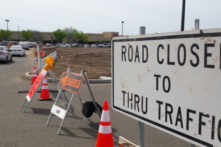 Detour, traffic, Citrus Heights