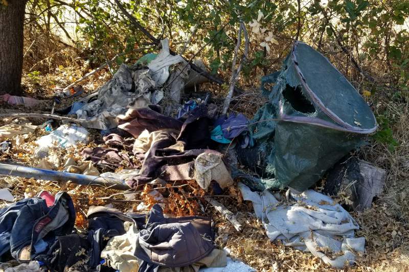 Homeless camp
