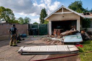 Garage fire