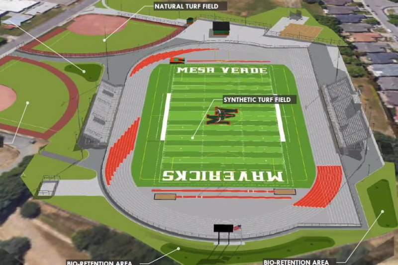 New video shows off stadium planned for Mesa Verde High School Citrus