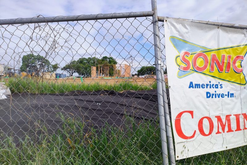 A Sonic restaurant is under construction just outside Citrus Heights.