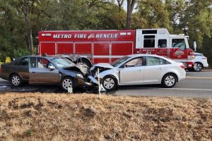 A head on collision occurred on Old Auburn Rd. Friday, Nov. 1, 2024