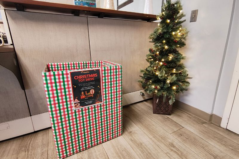 Christmas Toy Drive taking place at Rusch Park Community Center through Dec. 20.