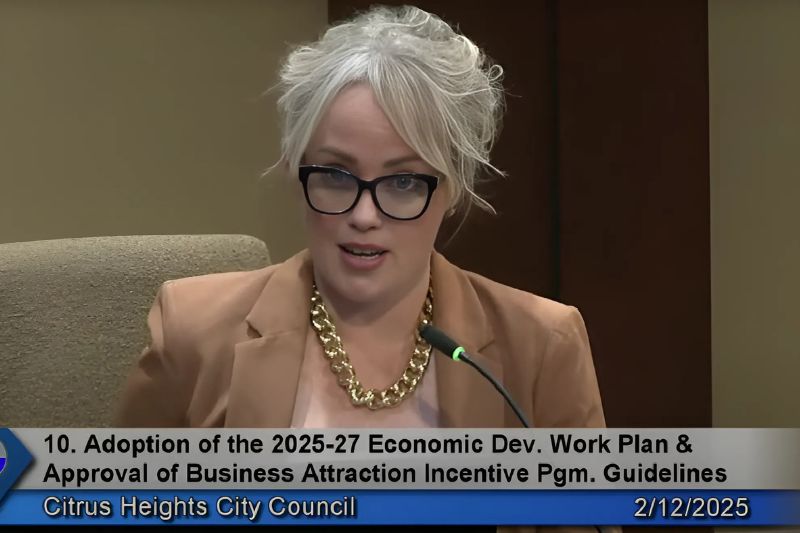 Economic Development and Community Engagement Director Meghan Huber unveiled an Economic Development Work Plan for the city on Wednesday, Feb. 12, 2025. // SB Williams