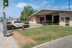CHPD on scene at a crime scene at Sac Metro Fire Station 21