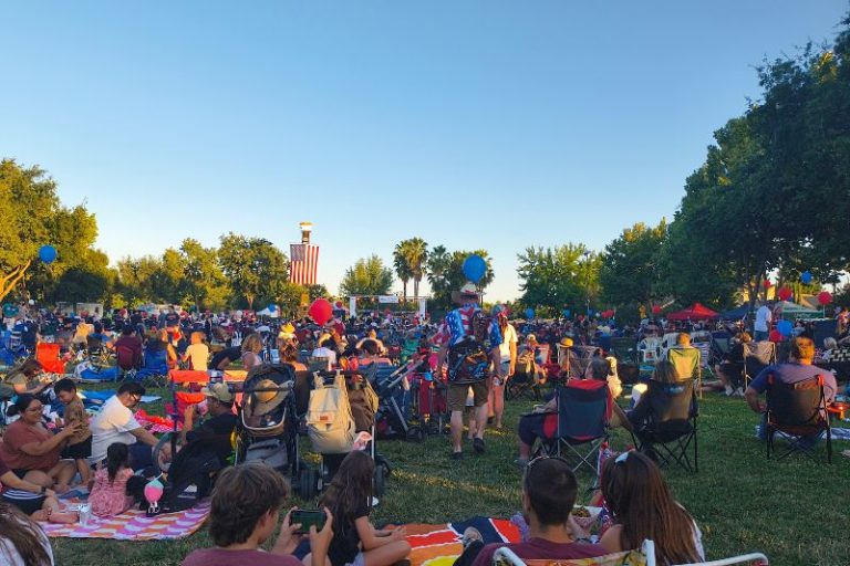 The city estimates 7,000 people attended the 3rd annual Stars & Stripes patriotic celebration, June 28, 2025. // SB Williams