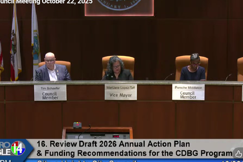 Three of five members attended the Oct. 22 Citrus Heights City Council meeting. // SB Williams