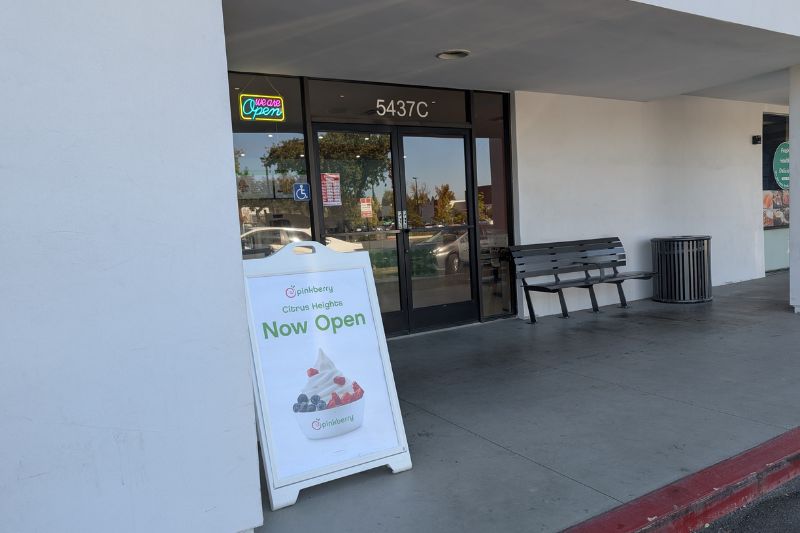 Pinkberry in Citrus Heights is now open at 5437 Sunrise Blvd.